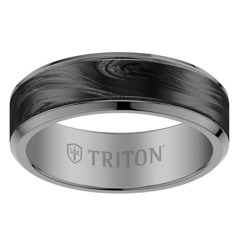 Carbon Fiber Inlay Tungsten Band (7mm) image number null