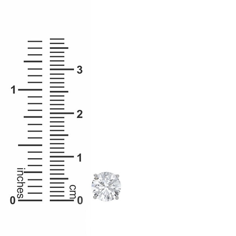 Brilliant-Cut 2 1/2ctw. Lab Grown Diamond Stud Earrings in 14k White Gold image number null
