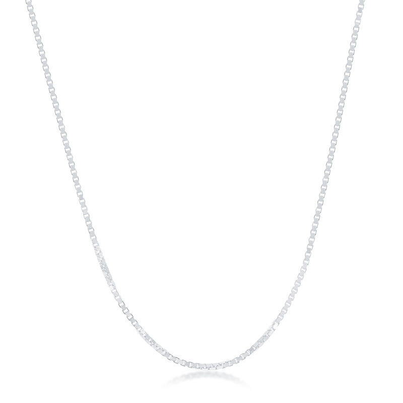 Medium Box 18" Chain 1.2mm in Sterling Silver image number null
