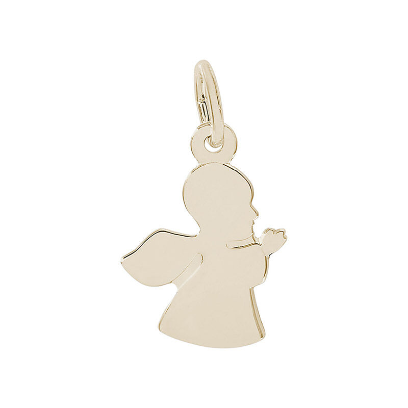Angel 14K Yellow Gold Charm image number null