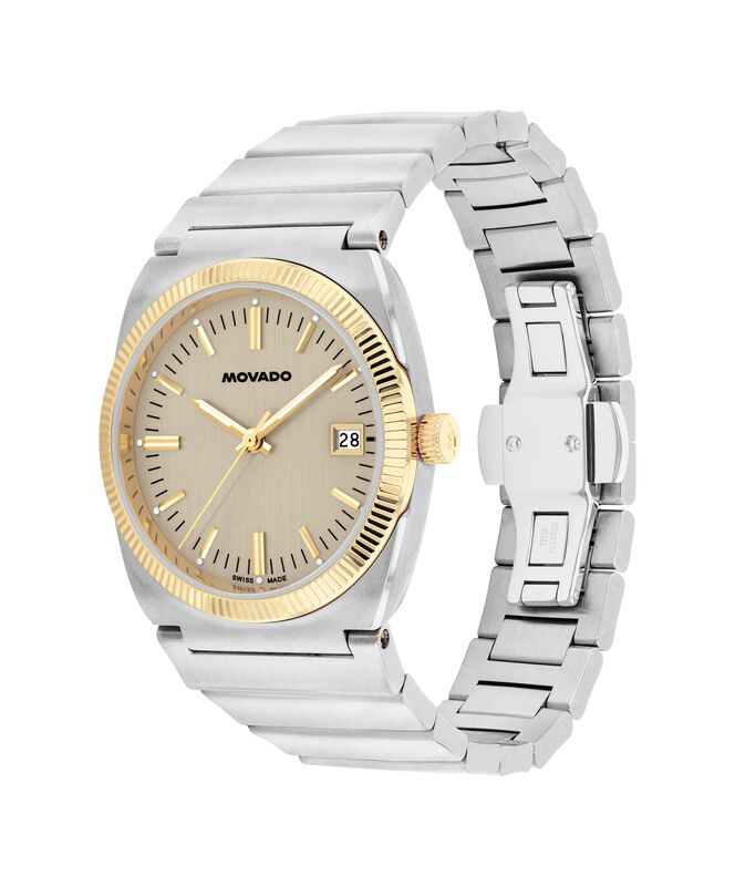 Movado Heritage Ondoplan Watch Warm Grey Dial 3650216 image number null