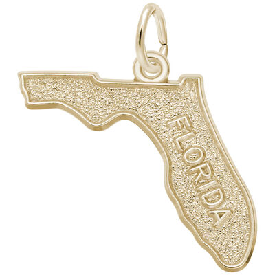 Florida Charm in Gold Plated Sterling Silver
