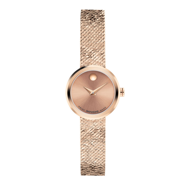 Movado Museum Velura Rose Gold Tone Dial 0607892 image number null