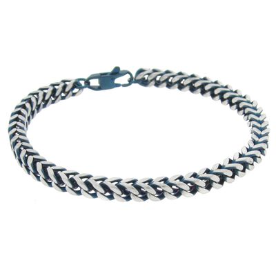 Men's Stainless Steel Curb Link Bracelet 8.5"