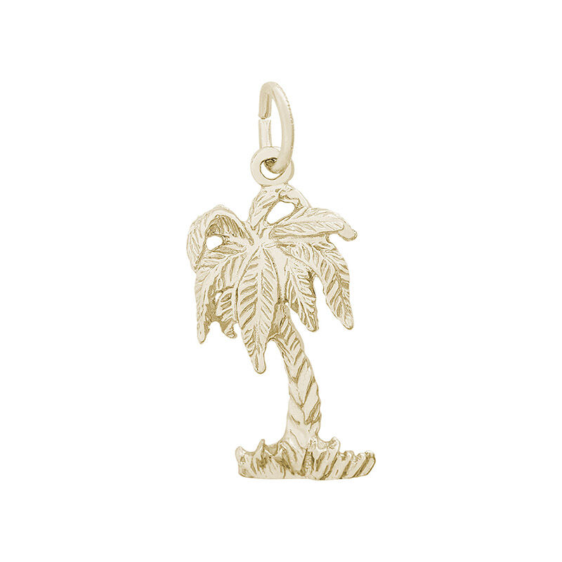 Palm Tree 14K Yellow Gold Charm image number null