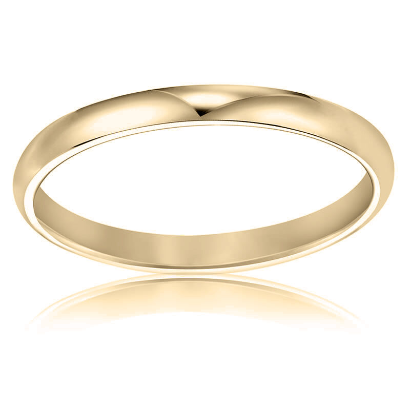 Ladies' Classic Wedding Band in 14k Yellow Gold image number null