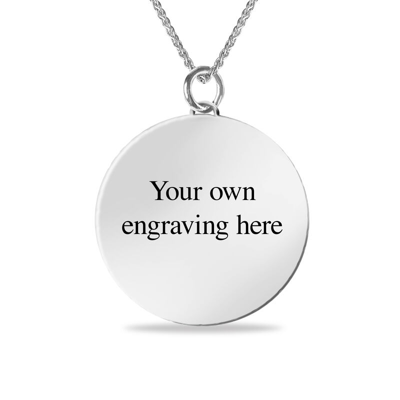 Cuban Link Edge Photo Pendant in Sterling Silver image number null