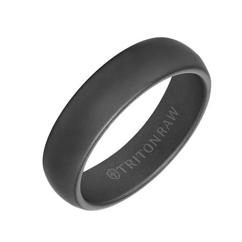 Triton RAW High Dome 6mm Wedding Band image number null