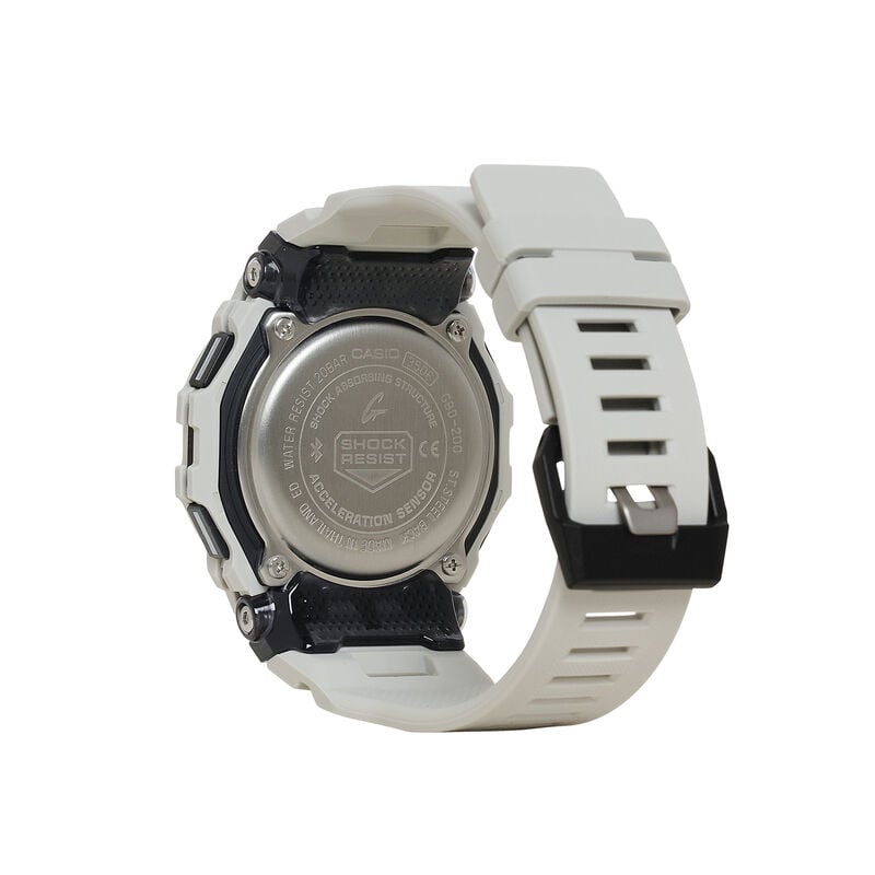 G-Shock Men's Analog-Digital S. Tracker Gray Resin Watch GBD200UU-9 image number null