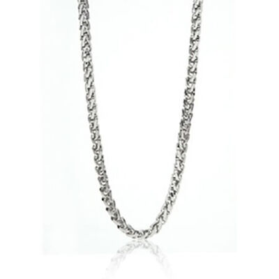 Wheat 24" Chain 6mm in Stainless Steel