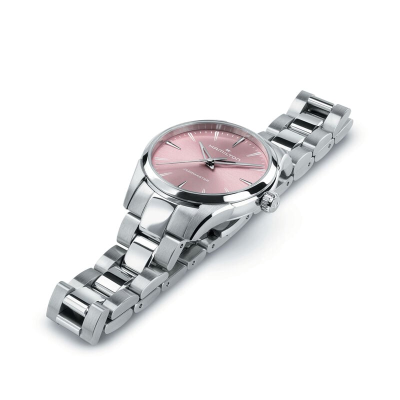 Hamilton Jazzmaster Quartz Pink Dial 32mm H32301171 image number null