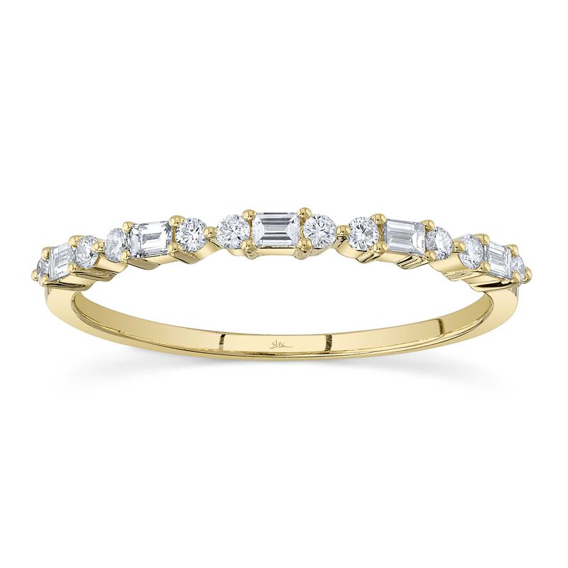 Diamond 1/4ctw. Anniversary Ring in 14k Yellow Gold image number null