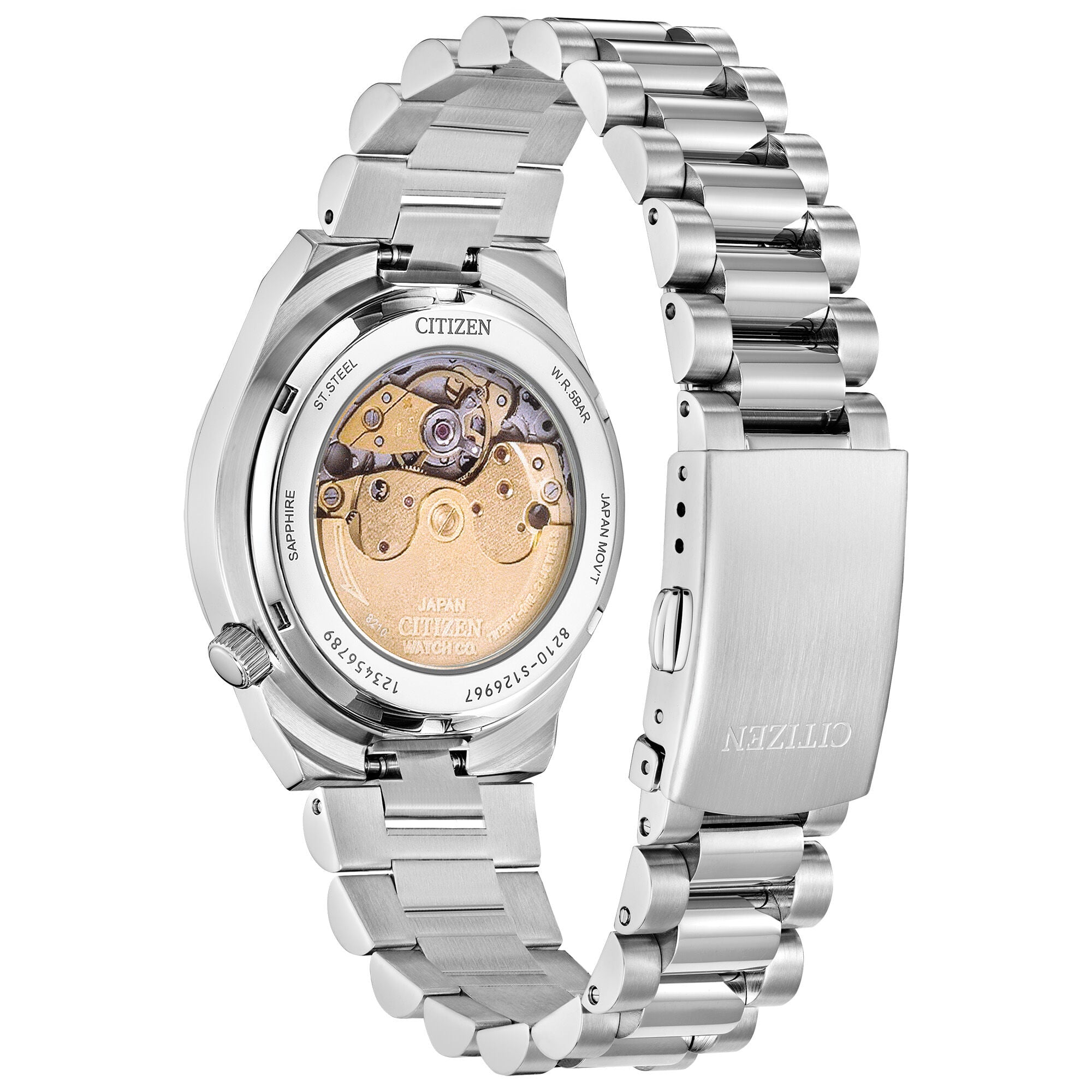 Citizen Tsuyosa Automatic Purple Dial Stainless Steel Bracelet