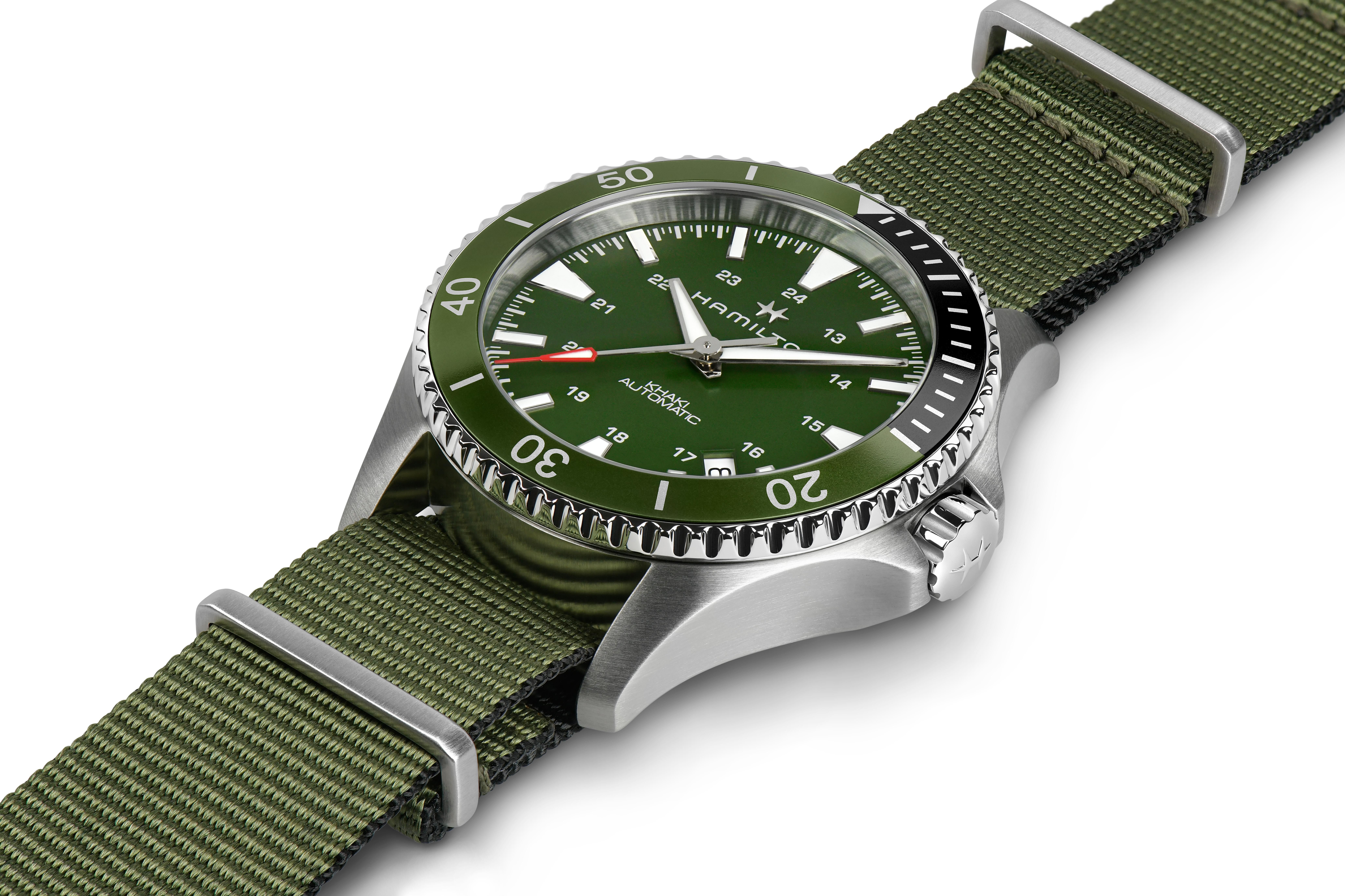 hamilton 時計 Hamilton Men's Khaki Navy Scuba Automatic Watch H82375961
