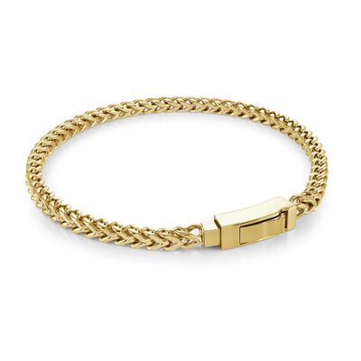 Franco Link Bracelet in Gold Plated