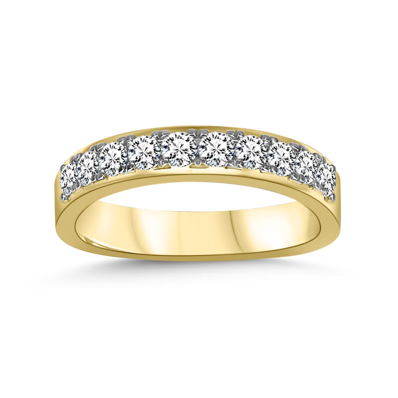 Lab Grown Diamond 14k Yellow Gold Anniversary Ring image number null