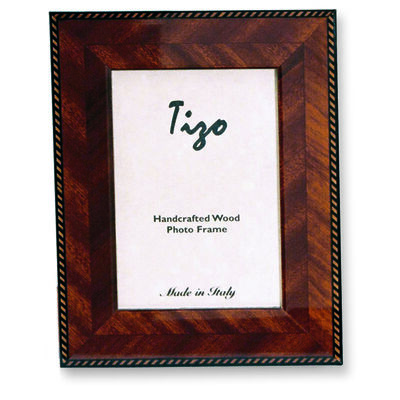 Brown Marquetry 5x7 Photo Frame