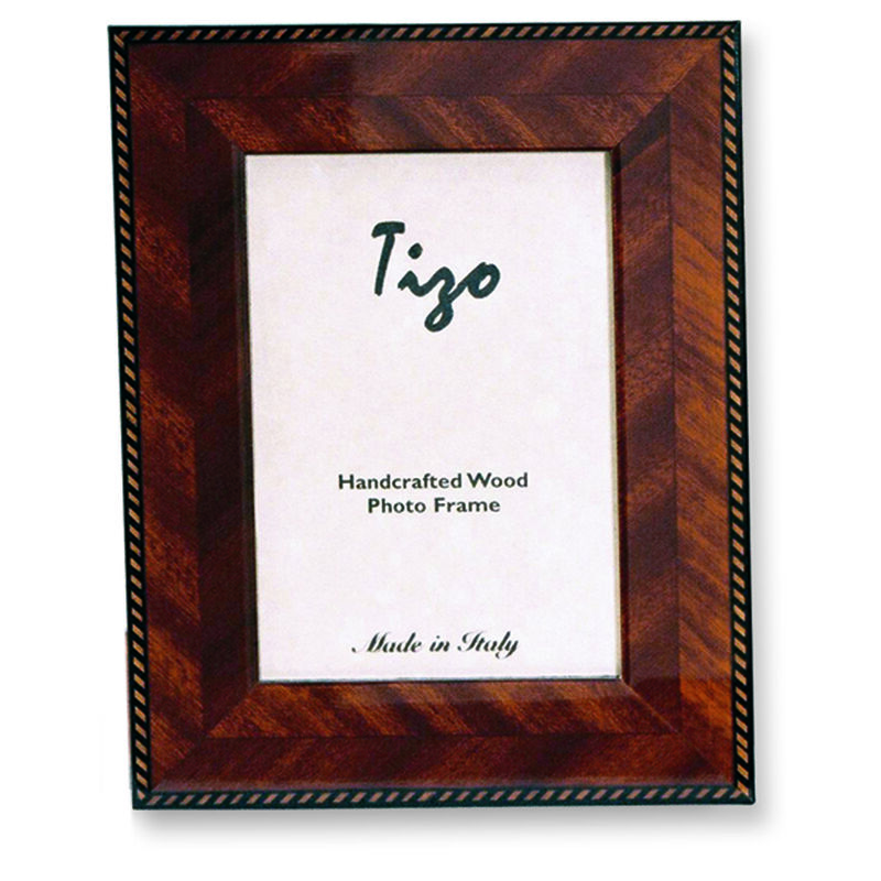 Brown Marquetry 5x7 Photo Frame image number null