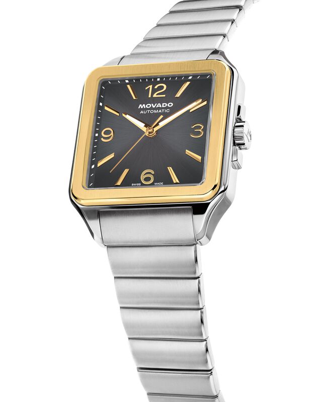Movado Heritage Series 1917 Automatic Charcoal Black Dial 3650257 image number null