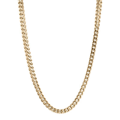 Men's Stainless Steel Thin Foxtail Chain 20"