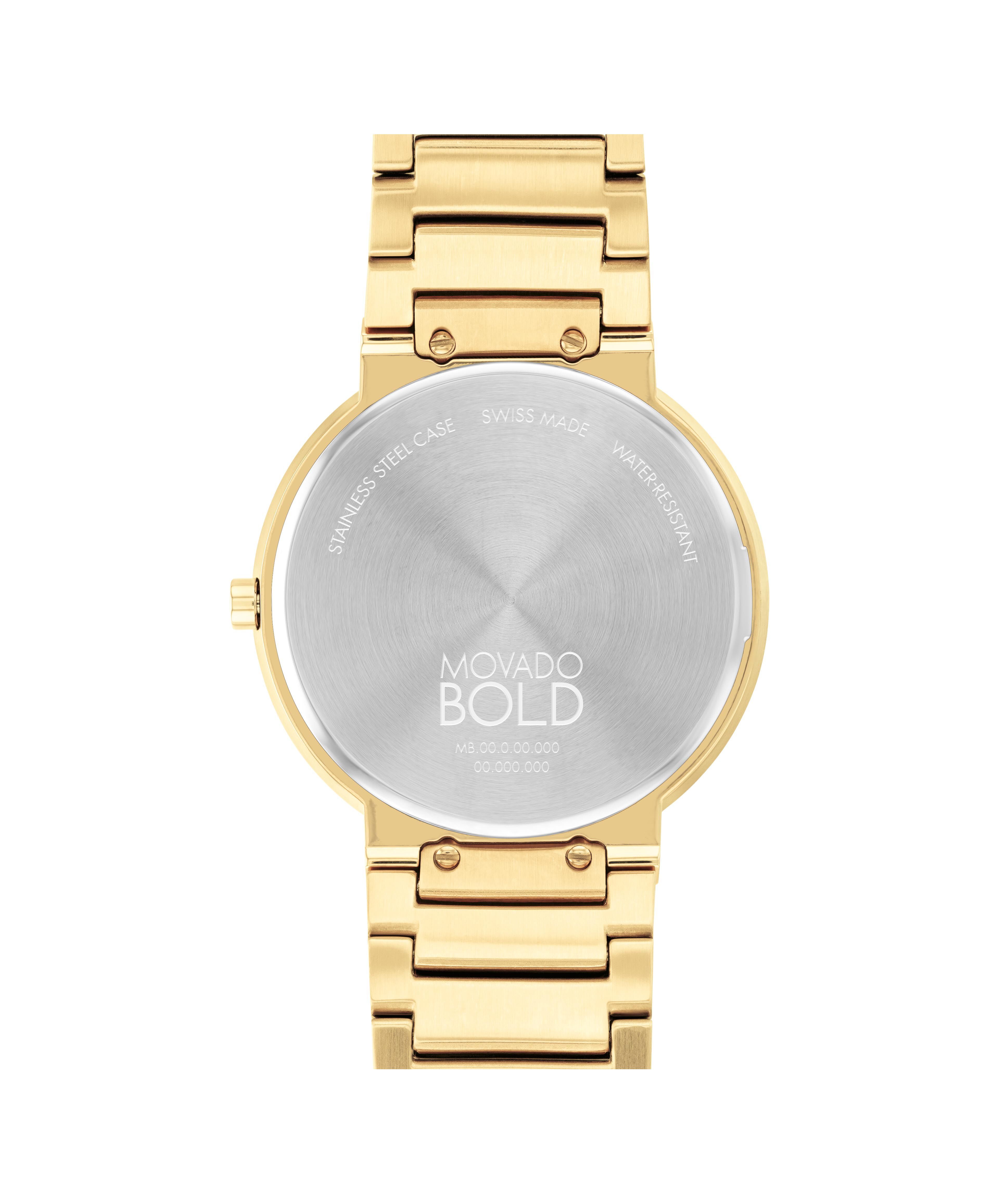 新品 MOVADO BOLD ゴールド メッシュベルト 腕時計 3600833 Movado BOLD Men's Watch 3600833 | Kay Outlet