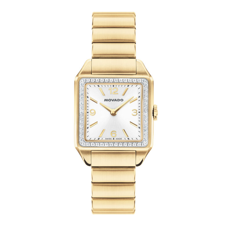 Movado Heritage Series 1917 Diamond Silver White Dial 3650250 image number null