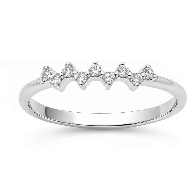 Diamond Scattered Fashion Ring in Sterling Silver image number null