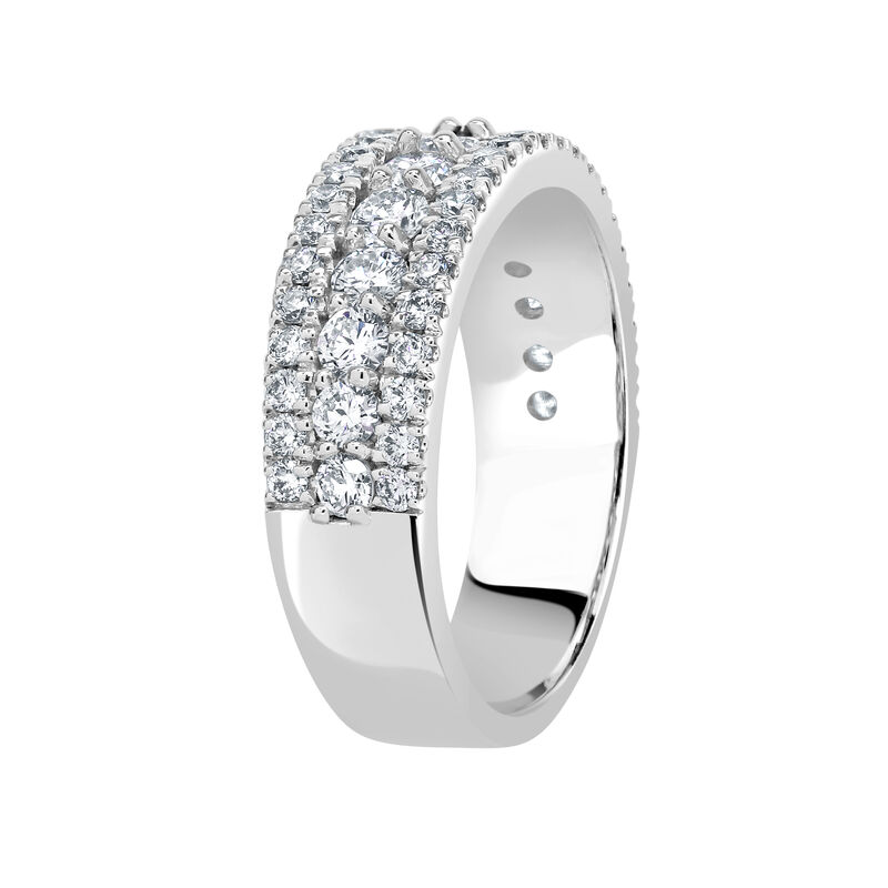 Lab Grown Diamond 2 1/2ctw. & 14k White Gold Anniversary Ring image number null