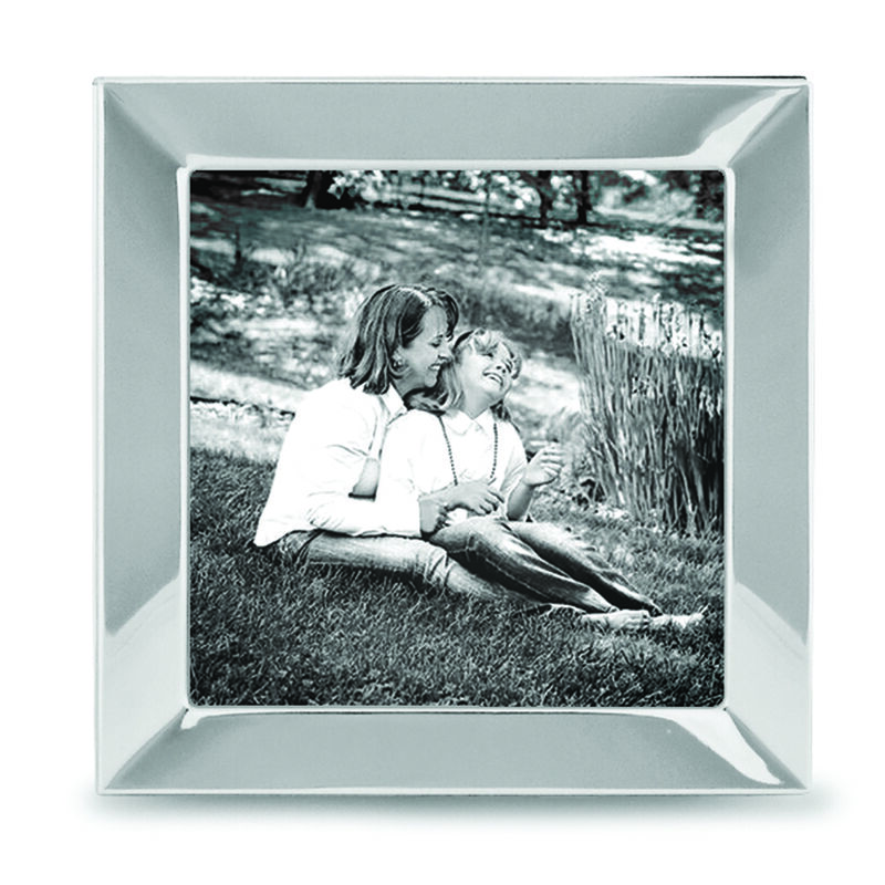 Silver-plated Plain 3x3 Photo Frame image number null