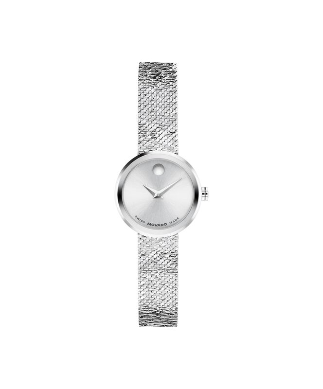 Movado Museum Velura Silver White Dial Stainless Steel 607855 image number null