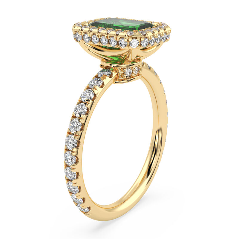 EFFY Ruby & Diamond V Ring in 14k Rose Gold image number null