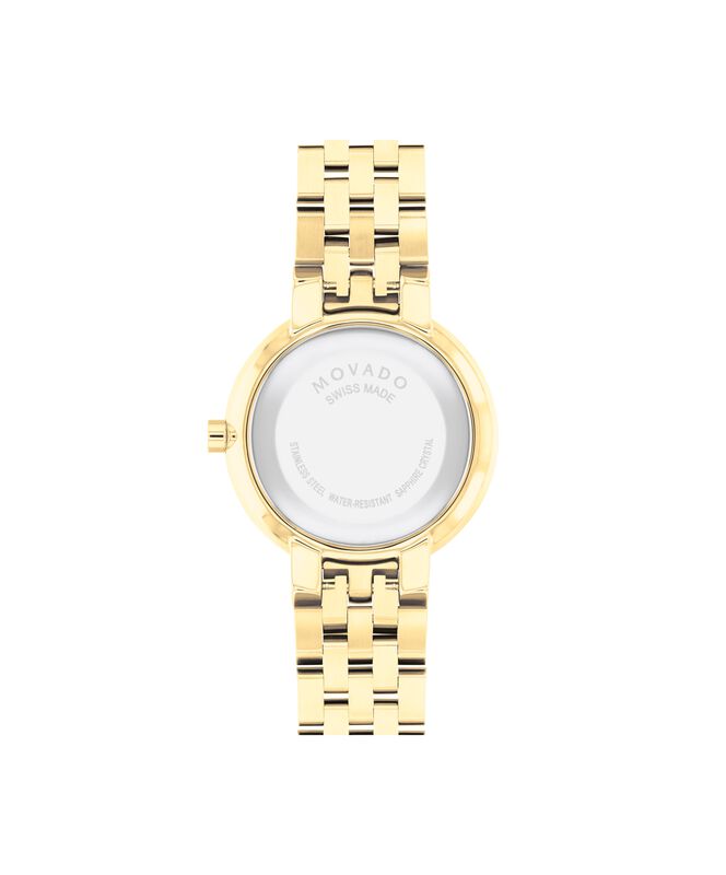 Movado Ladies' Museum Classic Black Dial Yellow PVD 30mm Watch 0607847 image number null