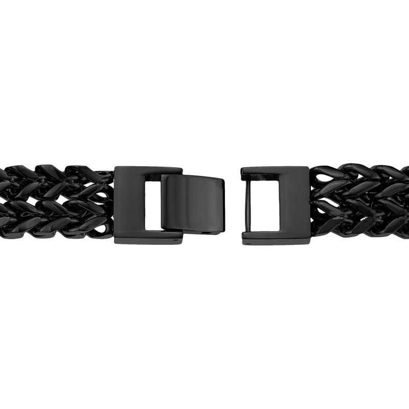 Men's Stainless Steel 2-Strand Wheat Chain Bracelet image number null