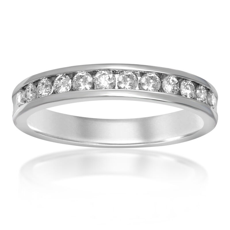 Anniversary Band in 14K White Gold image number null