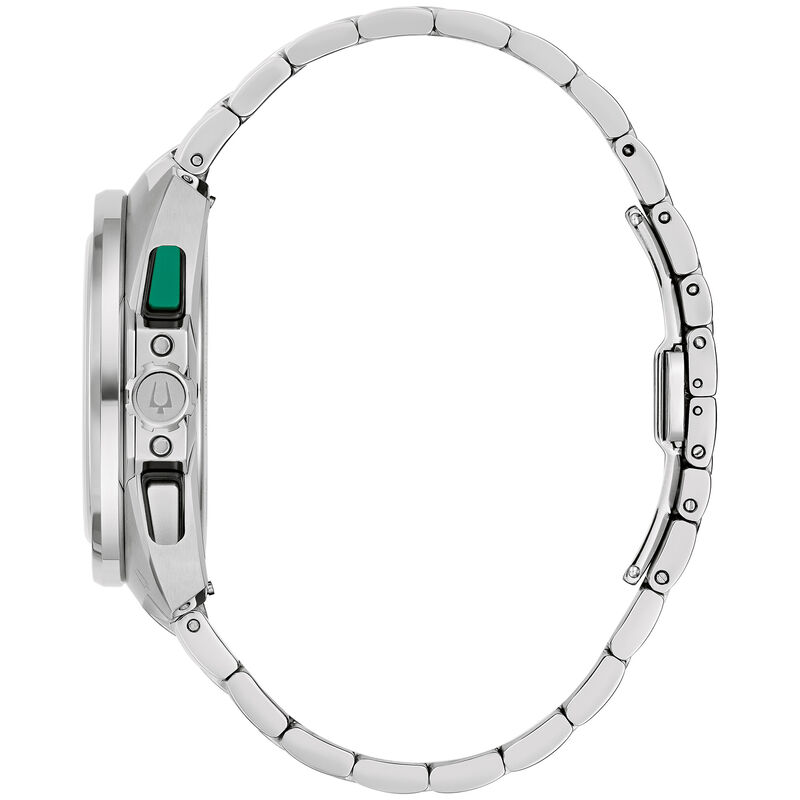 Bulova Racer Chronograph Green Dial Stainless Steel Watch 98B468 image number null