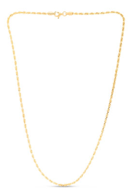 Rope Chain 24" in 14k Yellow Gold (2.5mm)