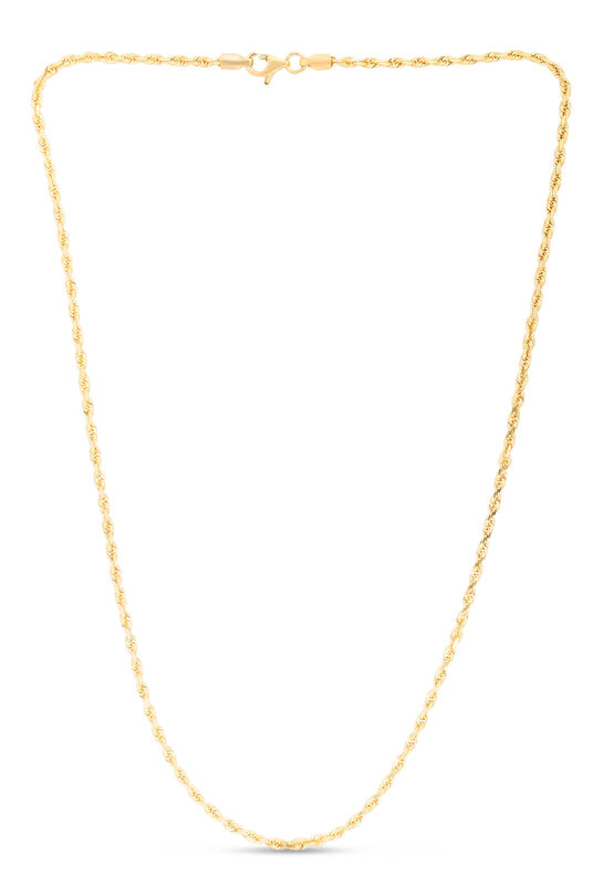 Rope Chain 24" in 14k Yellow Gold (2.5mm) image number null
