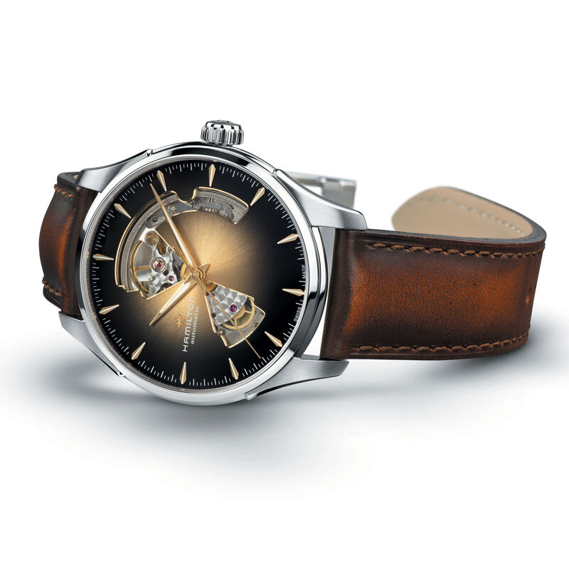 Hamilton Jazzmaster Open Heart Automatic Sunray Brushed Dial H32675501 image number null