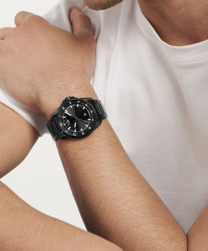 Movado BOLD Verso S Tonal Sunray Dial Black Case 3601285 image number null