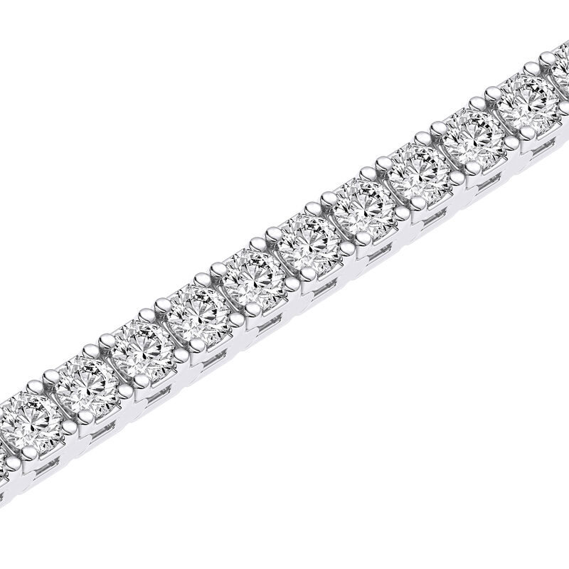 Lab Grown Diamond 3ctw. Tennis Bracelet in 14k White Gold image number null