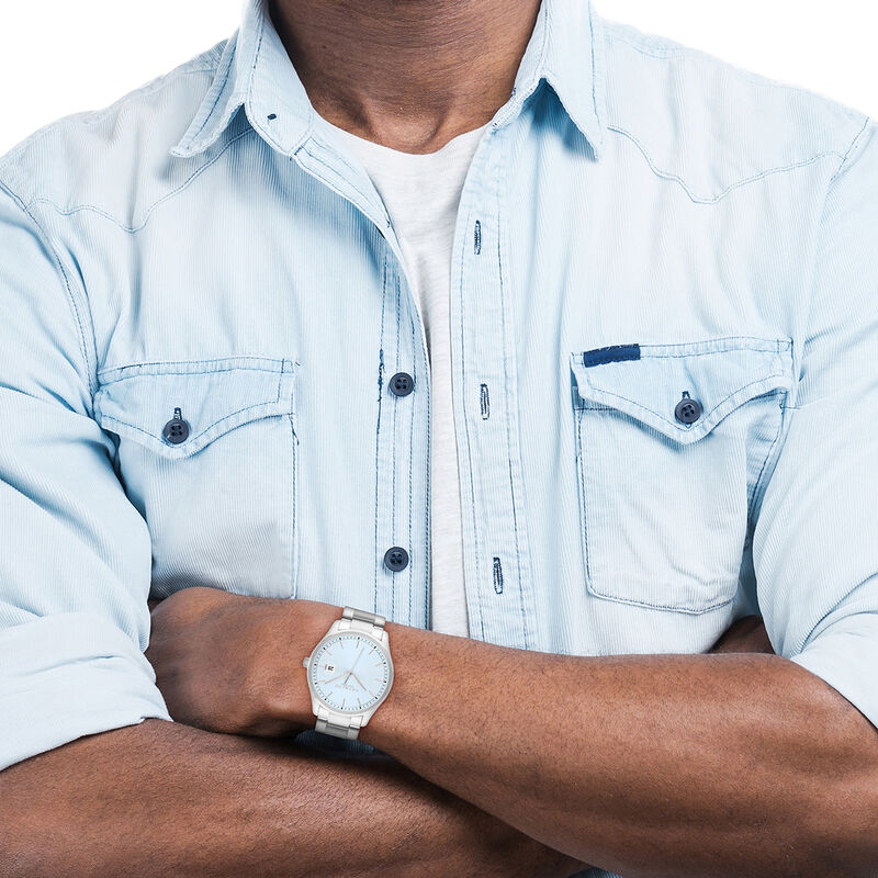 Coach Men's Blue Dial Stainless Steel Watch 14602751 image number null