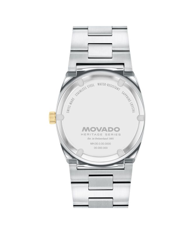 Movado Heritage Ondoplan Watch Warm Grey Dial 3650216 image number null