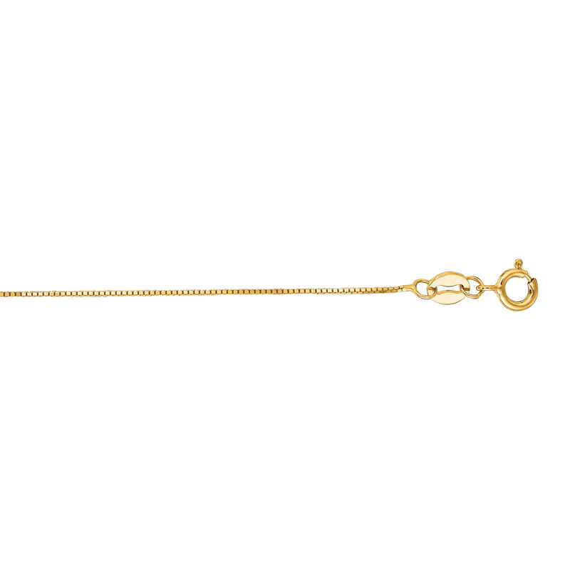 16" Light Box Chain in 14k Yellow Gold image number null
