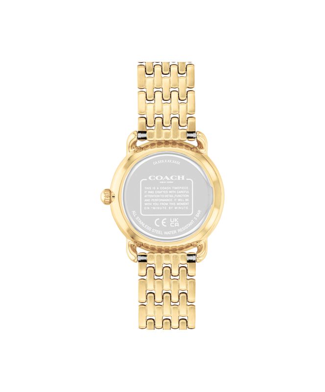 COACH Ladies' Gold Tone Stainless Steel Elliot 28mm Watch 14504370 image number null