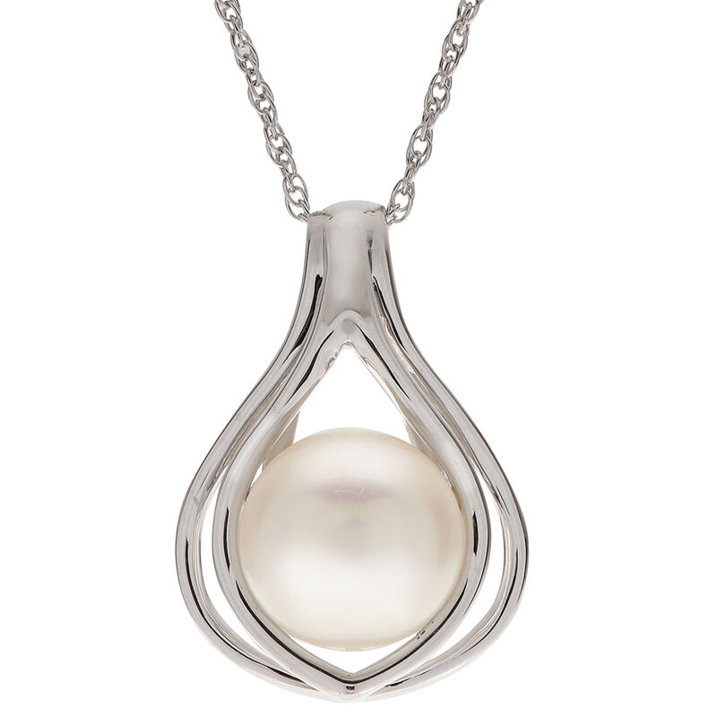 Imperial Pearl Sterling Silver Freshwater Cultured Pearl Pendant image number null