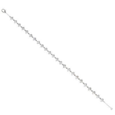 Brilliant-Cut Lab Grown 3.05ctw. Diamond Fashion 7" Tennis Bracelet in 14k White Gold