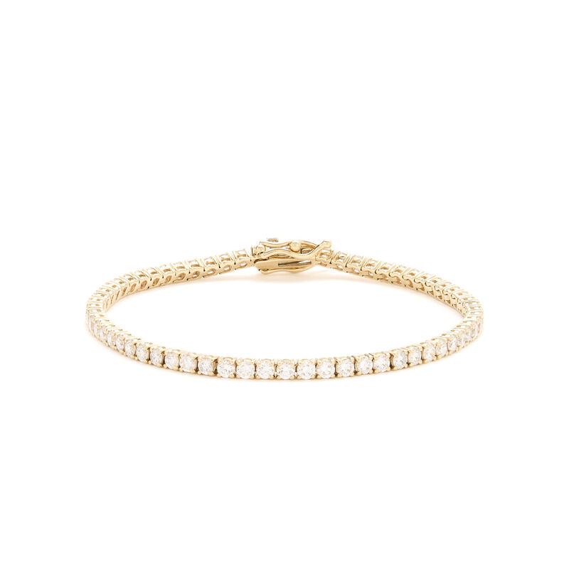 Rosalie, 14kt. YG Lab Grown Diamond Tennis Bracelet image number null