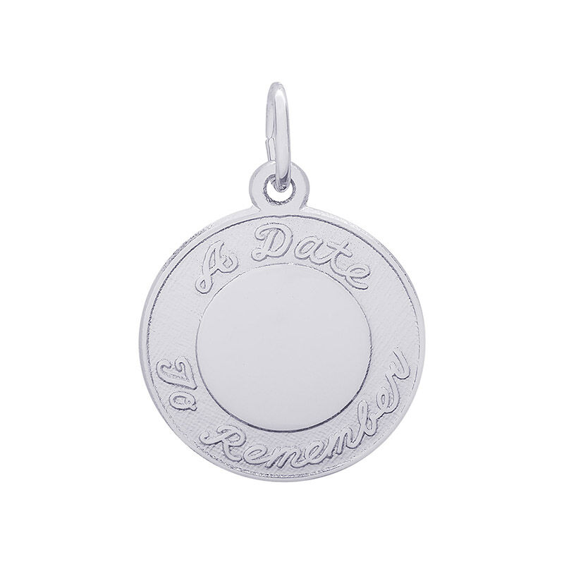 A Date to Remember Sterling Silver Charm image number null