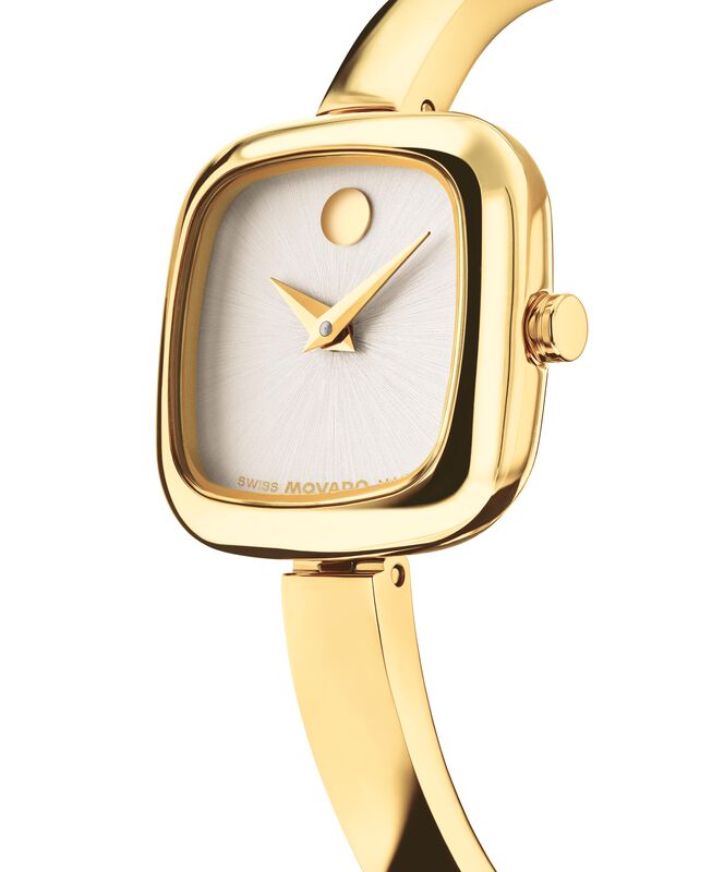 Movado Museum Bangle Champagne Dial Watch 0608058 image number null
