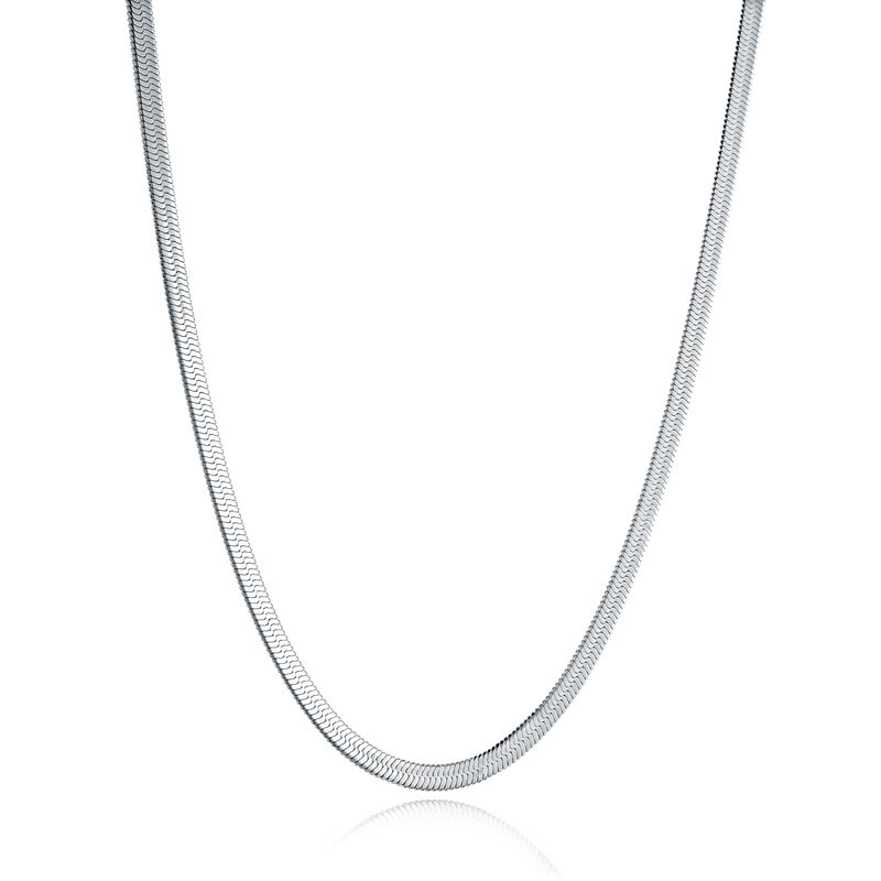 Italgem Steel Herringbone Chain 20" in Stainless Steel (3.3mm) image number null